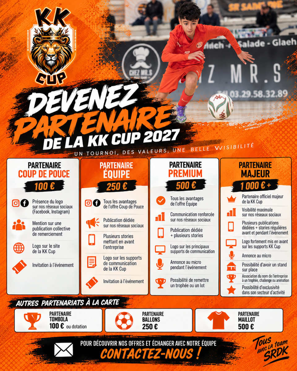 Devenir partenaire de la KK CUP