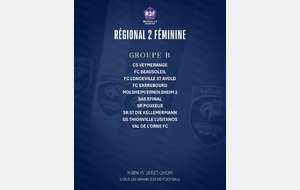 LA COMPOSITION DU GROUPE POUR LA R2 F
