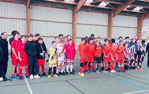 LES DEUX TEAM U14 SUR LE PODIUM À SENONES