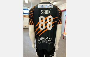   PERSONNALISABLE : Maillot SRDK NOIR saison 2025/2026