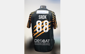   PERSONNALISABLE : Maillot SRDK NOIR saison 2025/2026