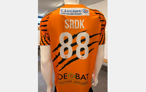 PERSONNALISABLE : Maillot SRDK ORANGE saison 2025/2026 