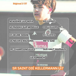 LE GROUPE B POUR LES U17 REGIONAL 2