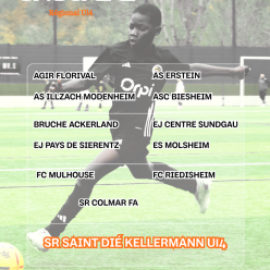 LE GROUPE E POUR LES U14 REGIONAL